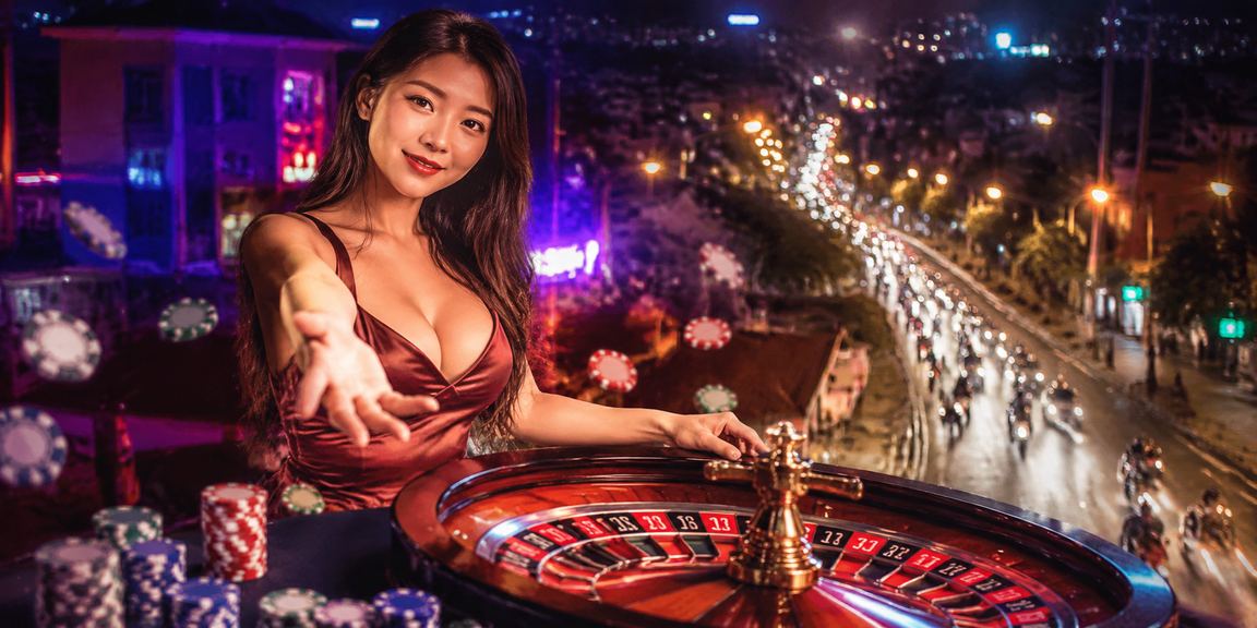 Trò chơi vòng quay roulette trong không gian casino đẳng cấp tại Đà Lạt