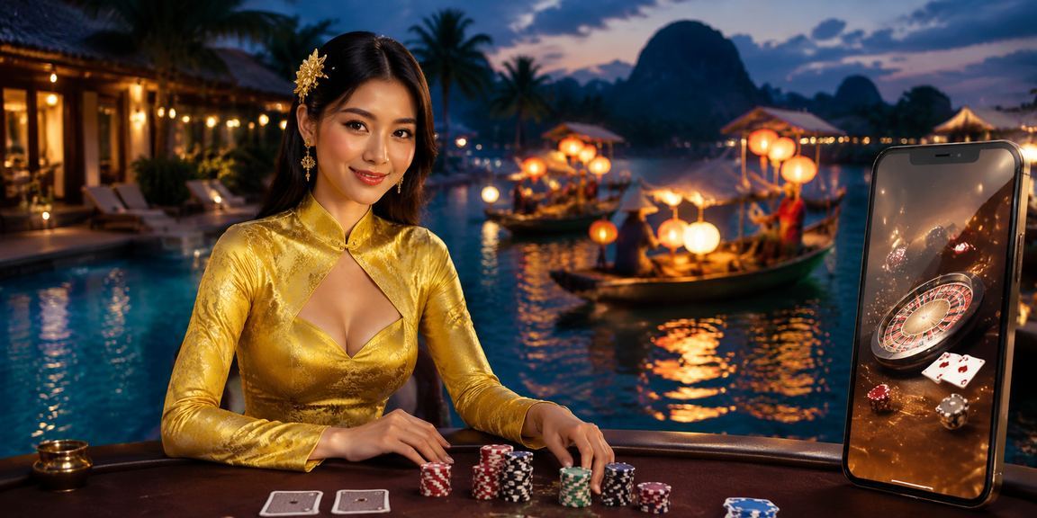 Người chơi trải nghiệm game bài tại Nha Trang